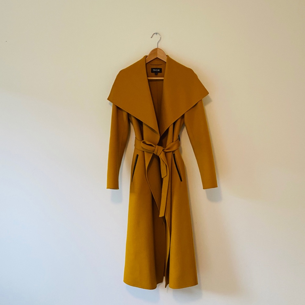 Mackage MAI wool coat with waterfall collar